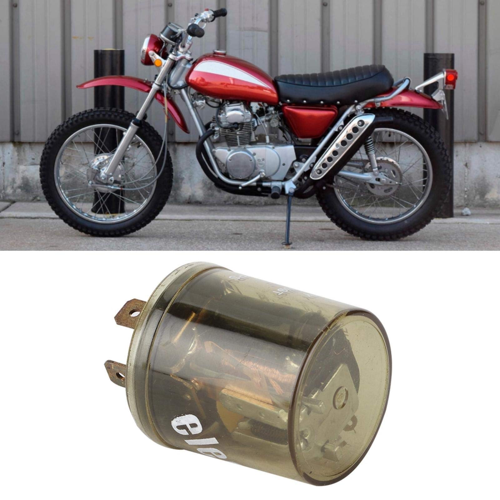 Przekaźnik kierunkowskazów LED, 2-pinowy elektroniczny przekaźnik kierunkowskazów motocyklowych Regulowany przekaźnik kierunkowskazów 12V
