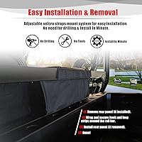 Vista 4 de Goldfire Bolsa de herramientas UTV, bolsas de herramientas de gran capacidad, organizadores de asiento central para UTV detrás del asiento, bolsas