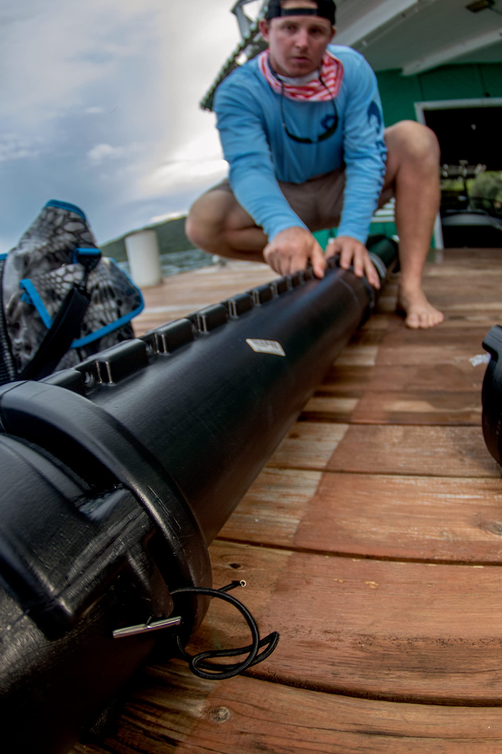 PLANO Guide Series Jumbo Rod Tube, Estuche de viaje para tubo de caña, Estuche para caña de pescar, Funda rígida ajustable Protección para caña,