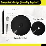 Yarn Support Spinner pour crocheter et tricoter Design compact (assemblage requis)
