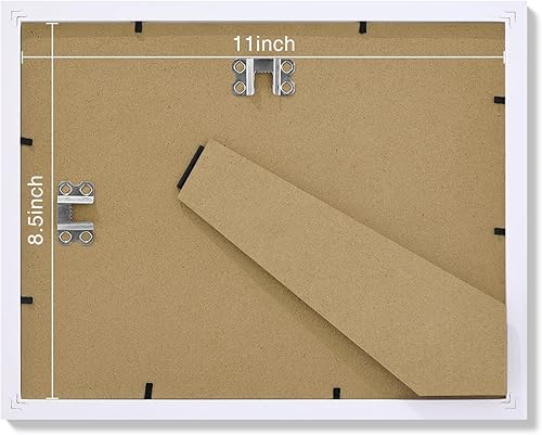 Vista 751 de Vittanly - Juego de 9 portarretratos, plexiglás resistente a rupturas, exhibe fotos de 12 x 12 pulgadas o, con paspartú, de 8 x 8 pulgadas, marcos