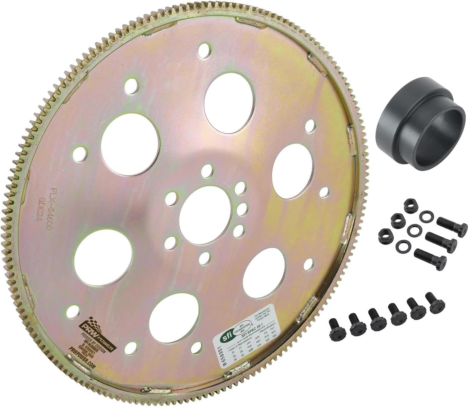 GM Gen III LS V8 Flexplate Adapter Kit, Includes Flexplate, Torque Converter Adapter Sleeve, Flexplate Bolts, and Torque Converter Bolts, Fits TH350/700R4