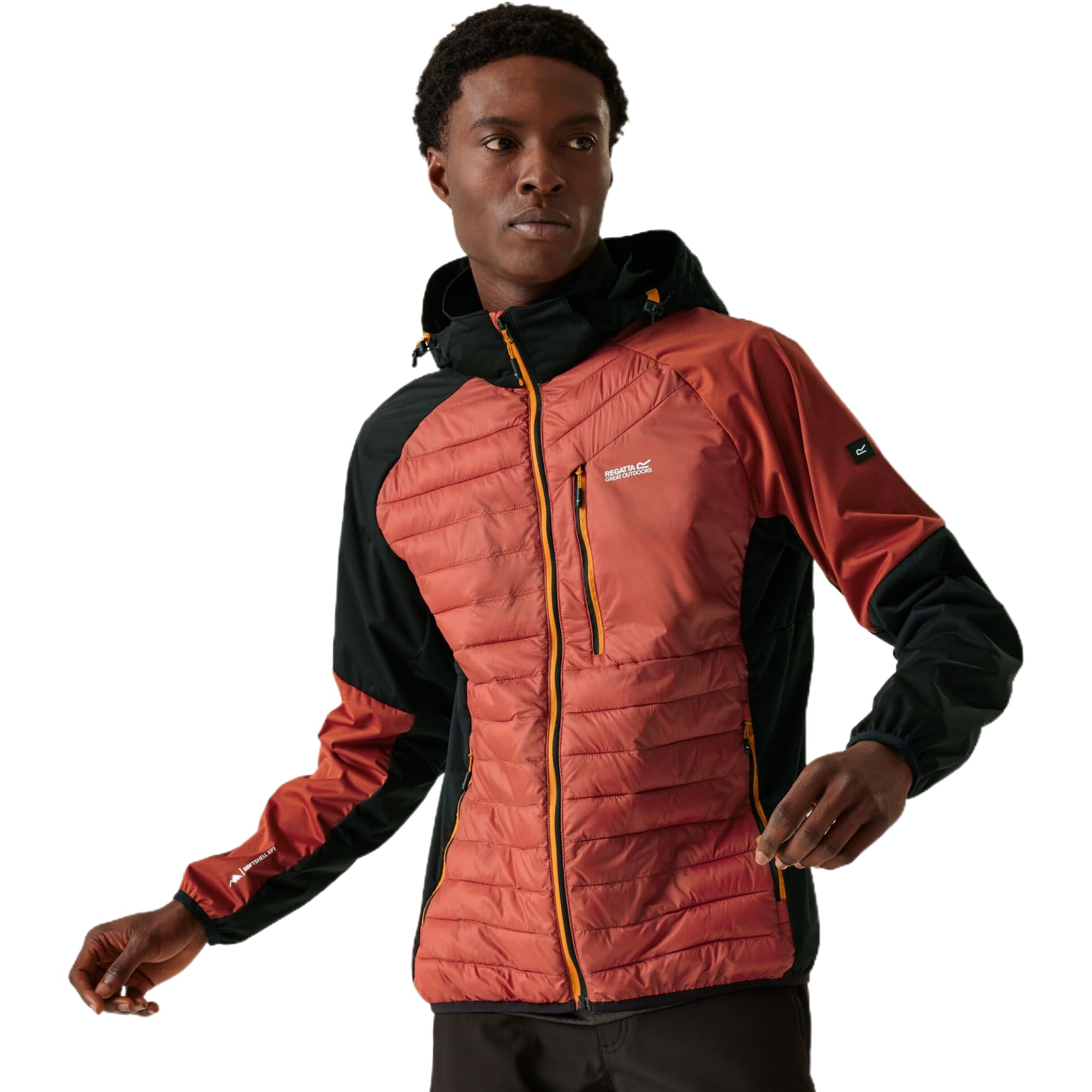 Regatta Men's Andreson Pro Hybrid Jacket Veste à capuche légère Pro Hybrid pour homme avec fermeture éclair intégrale Homme (lot de 1)