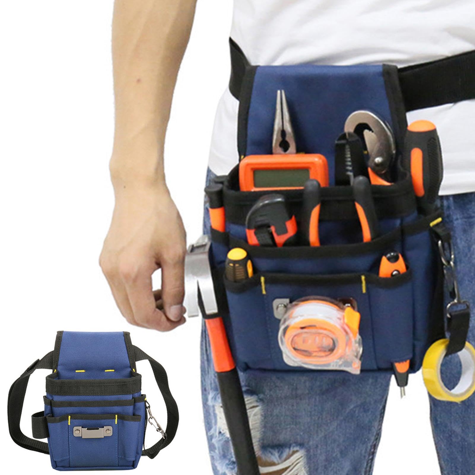 Sac à outils de taille portable pour électriciens et charpentiers
