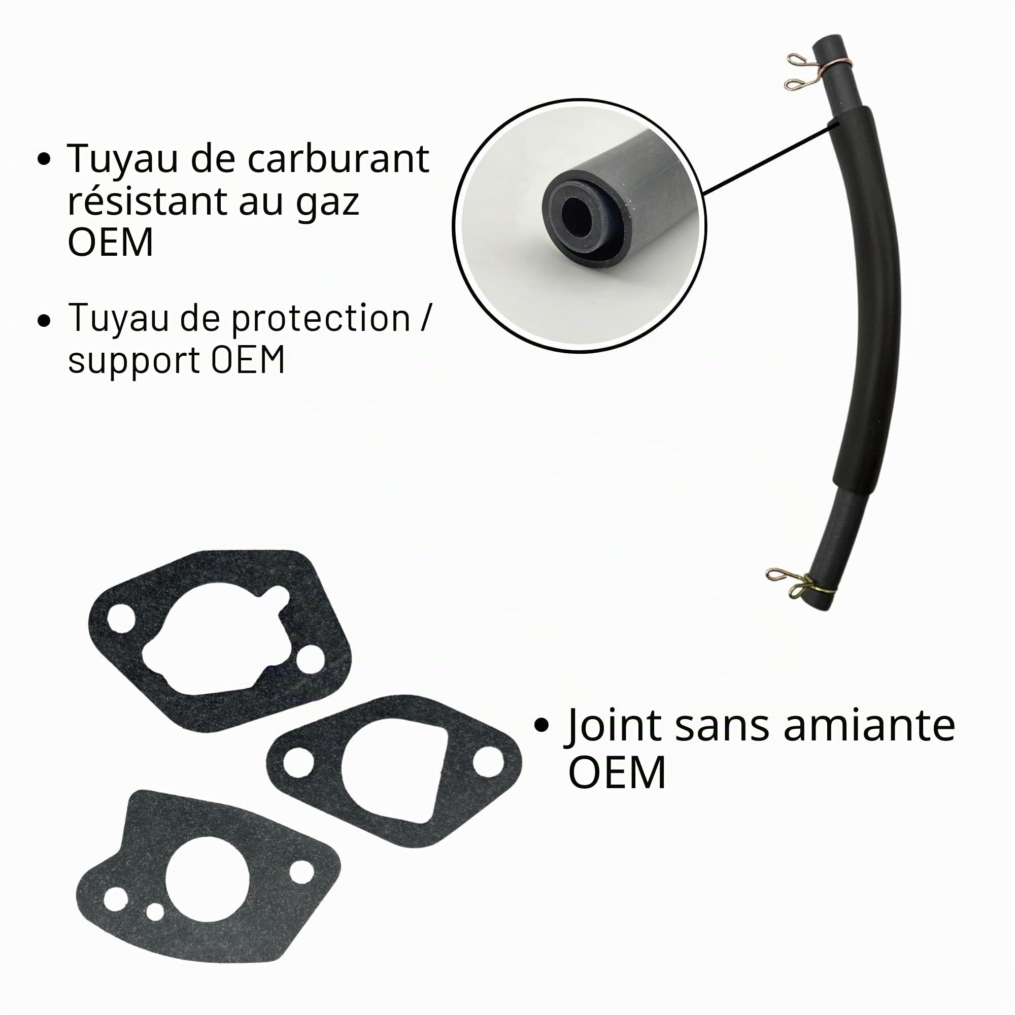 Carburateur GX160 Huayi P19 OEM 16100-ZH8-W61 pour Honda Loncin 5.5PS 6.5PS Coleman Ct200u Bt200x Kt196 196cc 224cc Mb165 Mb200 5.5PS 6.5PS Mini Bike Fraise à neige Nettoyeur haute pression