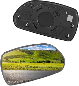 Passenger Side Mirror Replacement Glass for Hyundai Elantra 2003-2006,Automotive Exterior Heated Right Side View Mirror Glass for 2003 2004 2005 2006 Hyundai ElantraSKOUIO 01-S