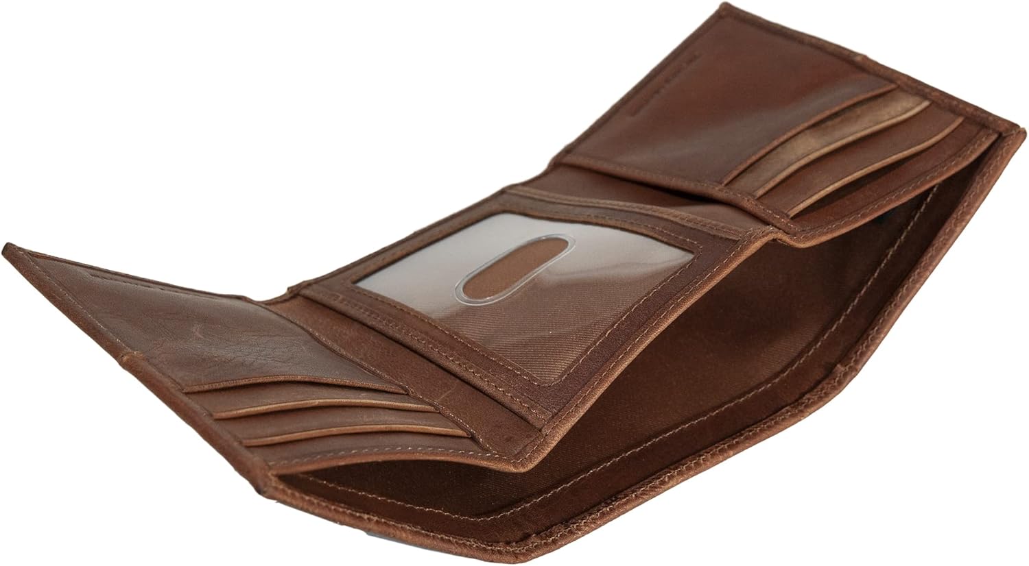 Lucky Brand Men's Trifold Wallet | ID Window | Card Slots | Genuine Leather | Organization | Durable | Stylish - Image 5