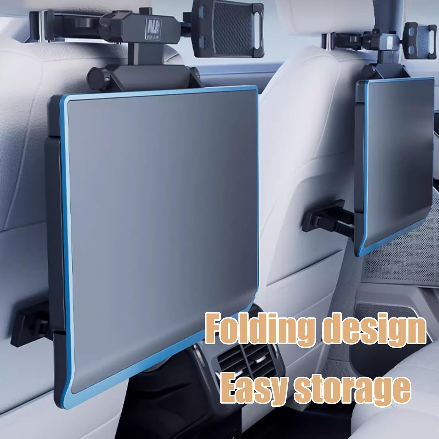 Foldable RV Table, Car Seat Tray Table, Car Backseat Tables, Multi-Functional Portable Foldable Cars Seat STables Travel Tray, For Working, Writing, Eating, Traveling