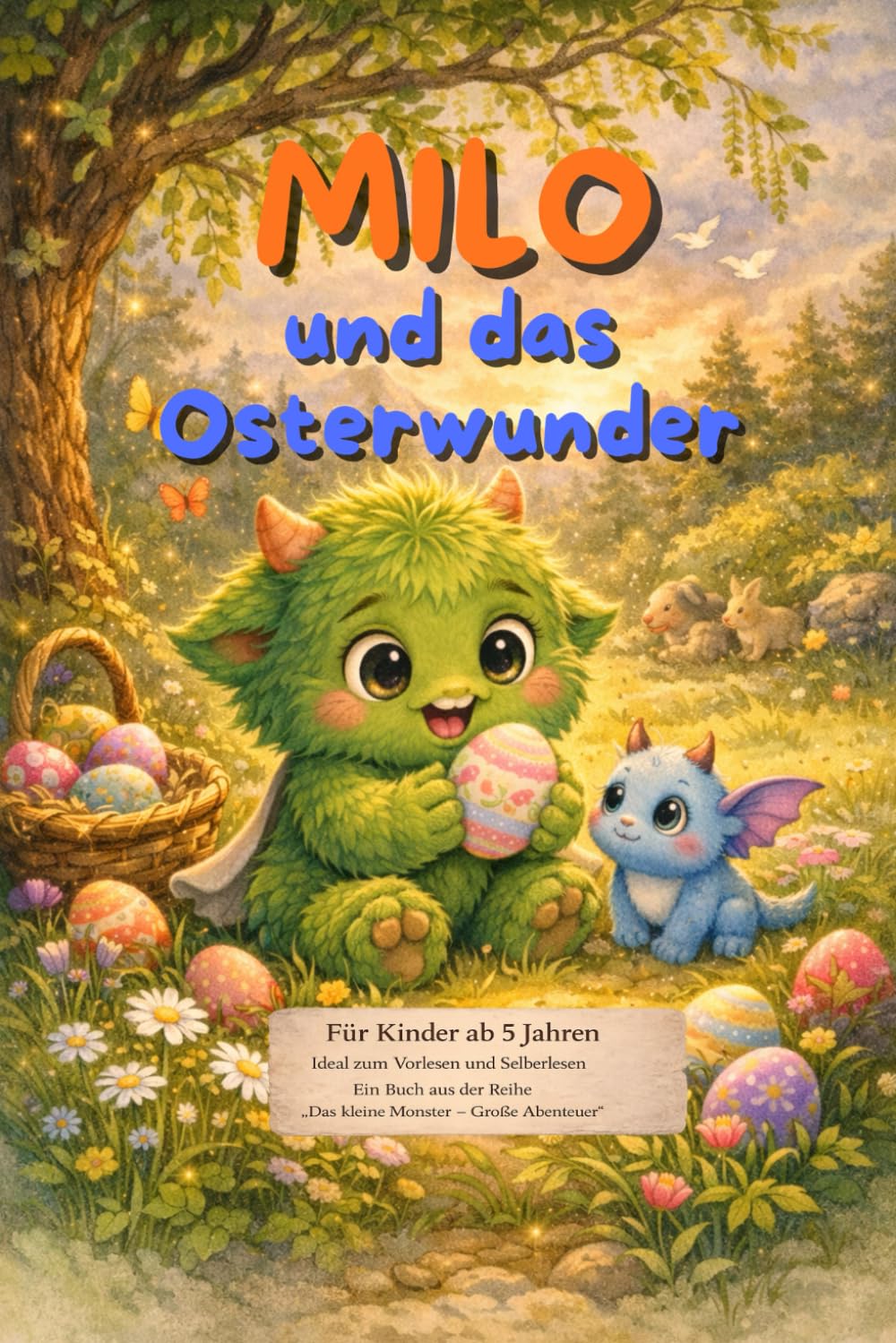 Milo und das kleine Osterwunder: Ein wunderschönes Vorlesebuch für Kinder ab 5 Jahren und ihre Eltern für die Osterzeit und den Frühling (Das kleine Monster – Große Abenteuer (Bilderbuch))