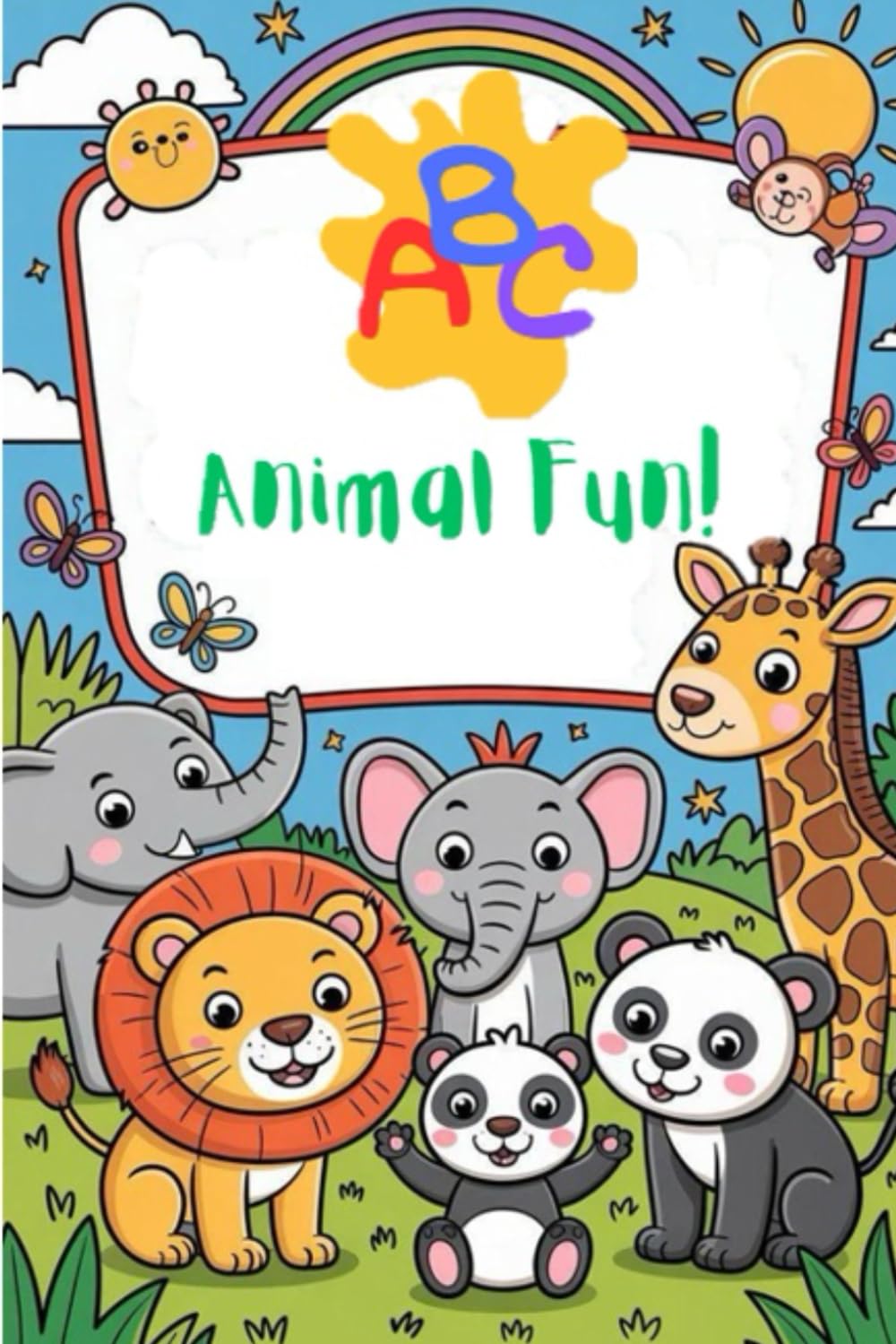 ABC Animal Fun! - A Children's Colouring Book