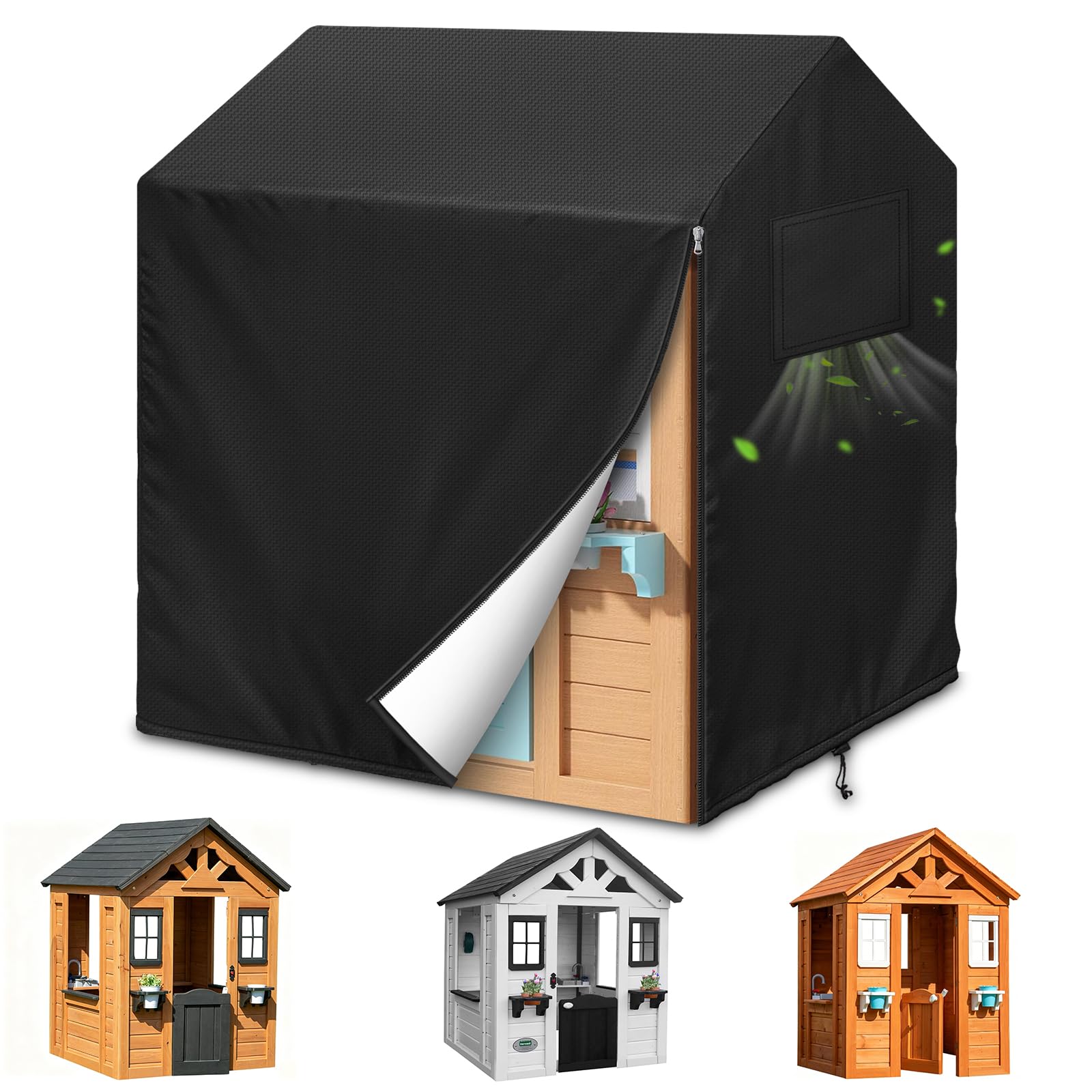 Smoby Abdeckung Spielhaus 600D Wasserdicht Winddicht UV-beständig L145xW145xH160cm