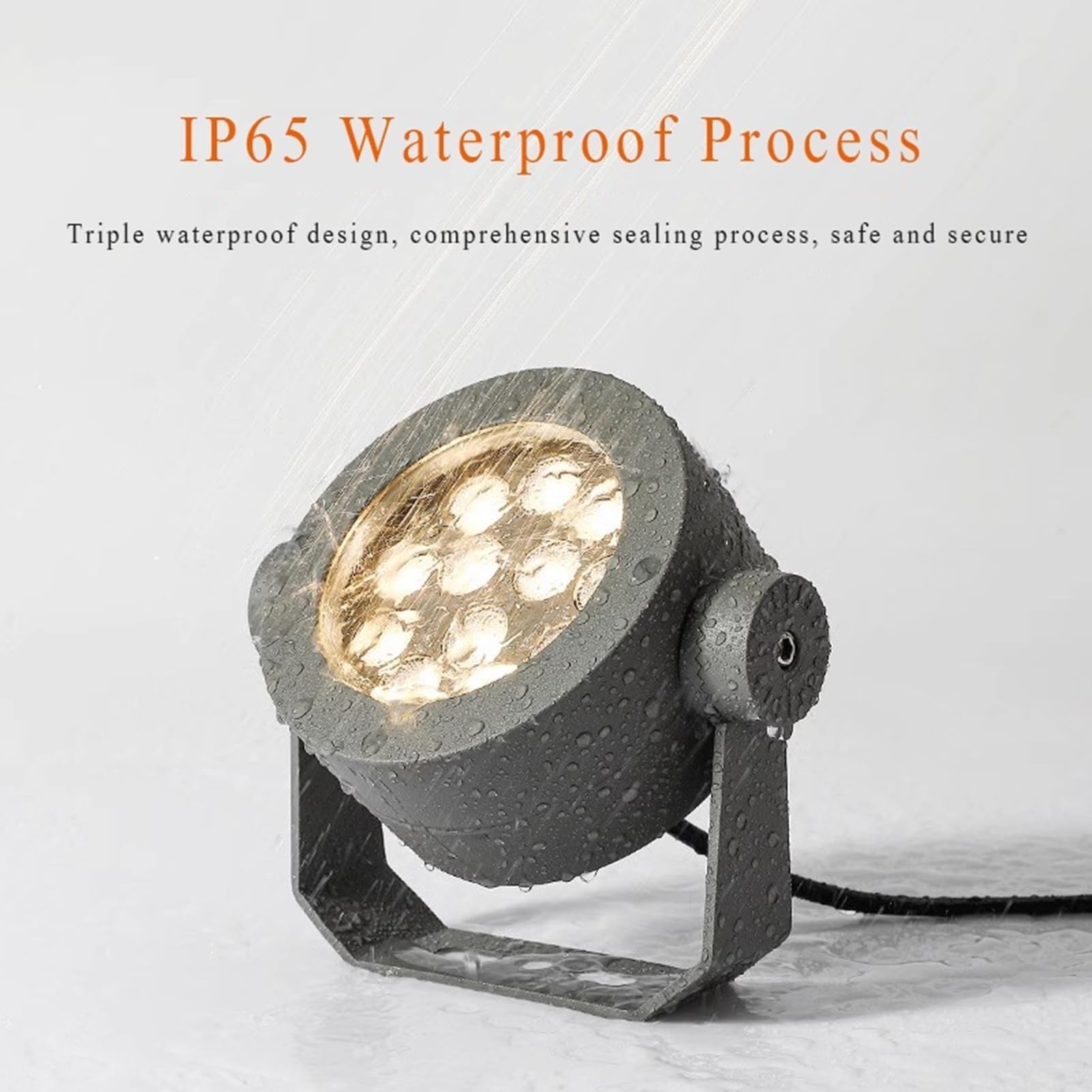 Proyector Exterior - Foco LED, Proyector LED Para Exteriores CA 85-265V, Luces De Árbol Impermeables IP65 Para Jardín, Césped, Terraza, Villas, Caminos, Parques E Iluminación Paisajística(Red,36W-AC22