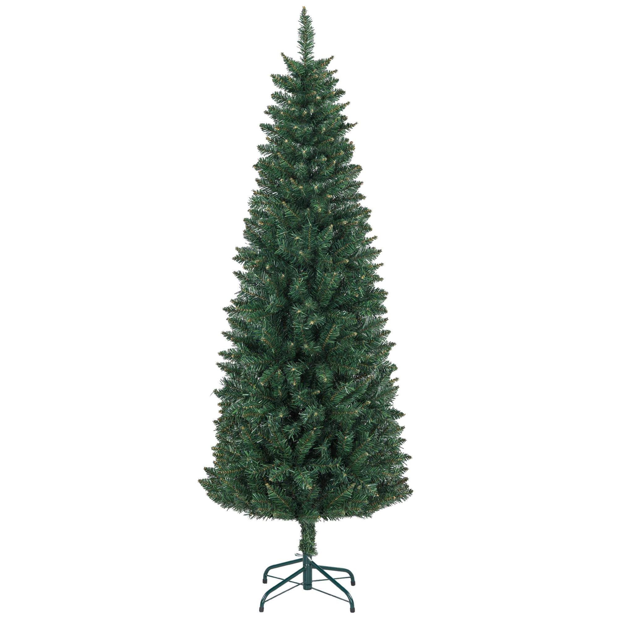 homcom sapin de noël artificiel 180 cm