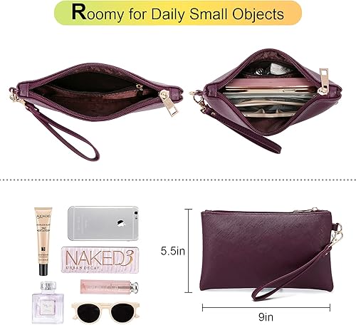 Miniatura 6 de LOVEVOOK Bolsa para laptop para mujer, bolsa de mano de gran capacidad, juego de bolso de hombro de cuero, maletín de trabajo profesional para