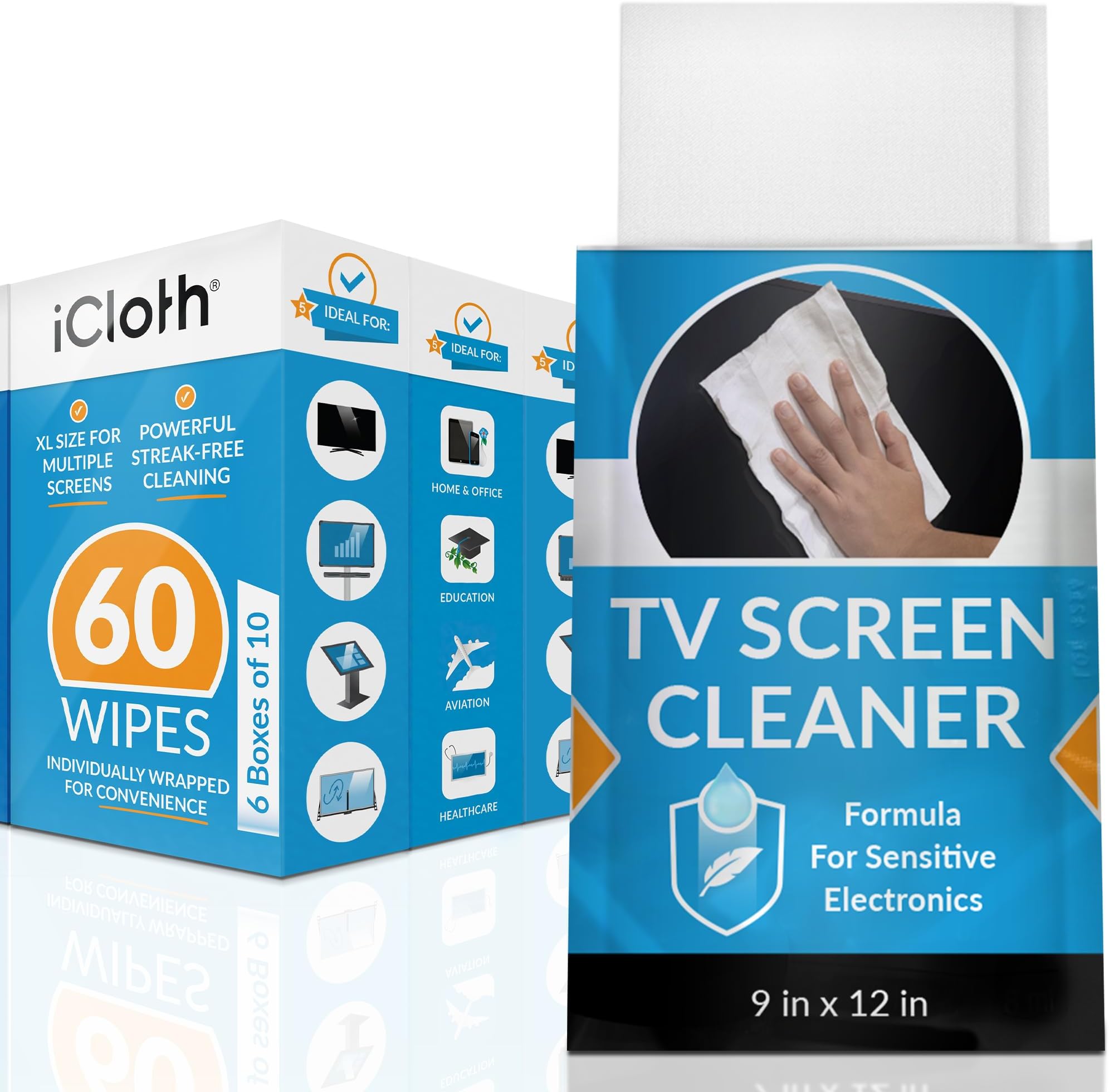 MiracleWipes for Electronics Cleaning Screen Wipes