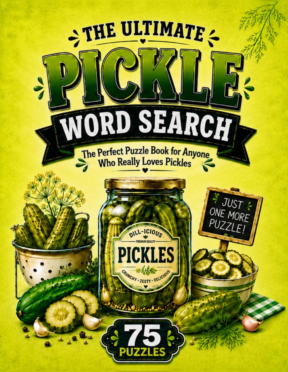 The Ultimate Pickle Word Search: The Perfect Puzzle Book for Anyone Who Really Loves Pickles
