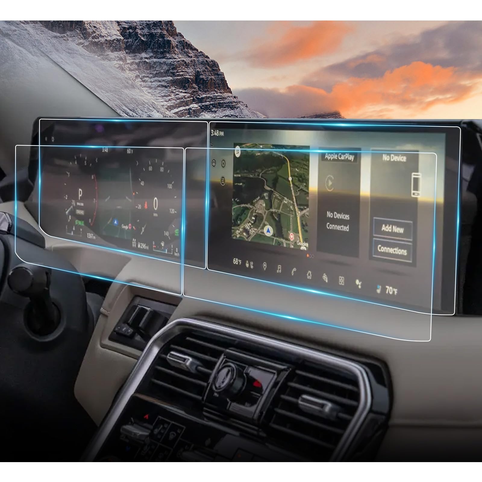 2025 Armada Screen Protector Antiglare for 2025 2026 Nissan Armada (SV, SL, Platinum, PRO-4X, Platinum Reserve) 14.3'' Infotainment Touchscreen Cover