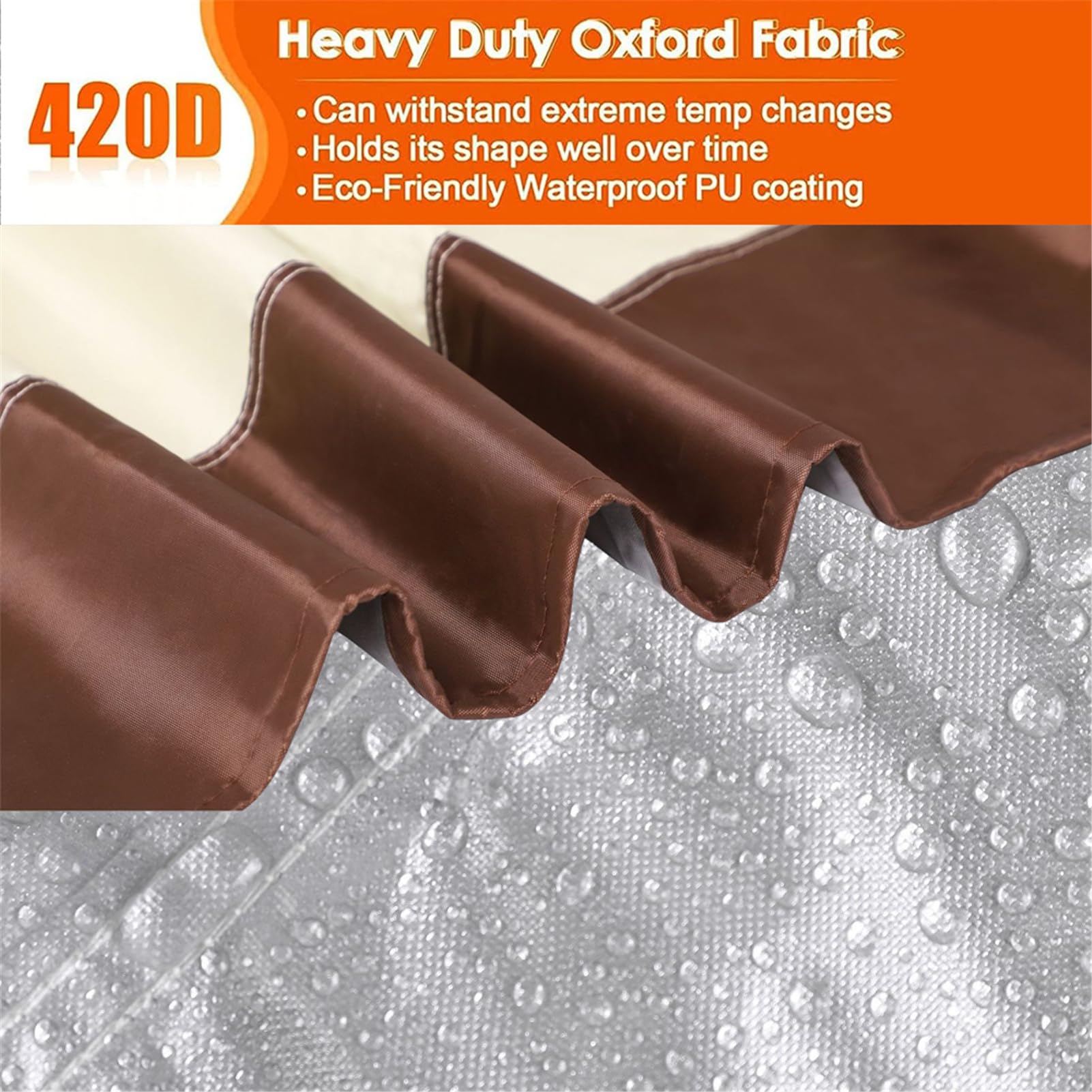 Funda Sofa Impermeable Exterior Forma L, Funda Protectoras Muebles Jardin, Cubierta Seccional para Muebles Cubierta, Funda para Muebles De Jardin Sofá Esquinero (250x250x100cm,Mi Ka)