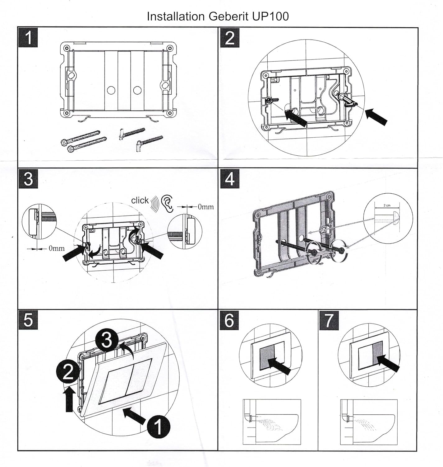 Piastra a pressione con set di rilascio del lavello, piastra a pressione WC compatibile con Geberit Sigma 30, plastica ABS per una maggiore durata e durata, facile installazione