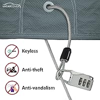 Vista 6 de Cubierta semi personalizada de 5 capas para camioneta GMC Sierra 3500 HD 2018-2025 Crew Cab Pickup de 6.6 pies para cama de 6.6 pies, protección