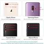 APEXEL Universal Phone Cameras Lens Kit 0.45X Wide Angle Lens 140°+ 12.5X Macro Lens Clip-on iPhone Lens for iPhone 8 7 6 Plus Samsung and Most of Android Smartphone