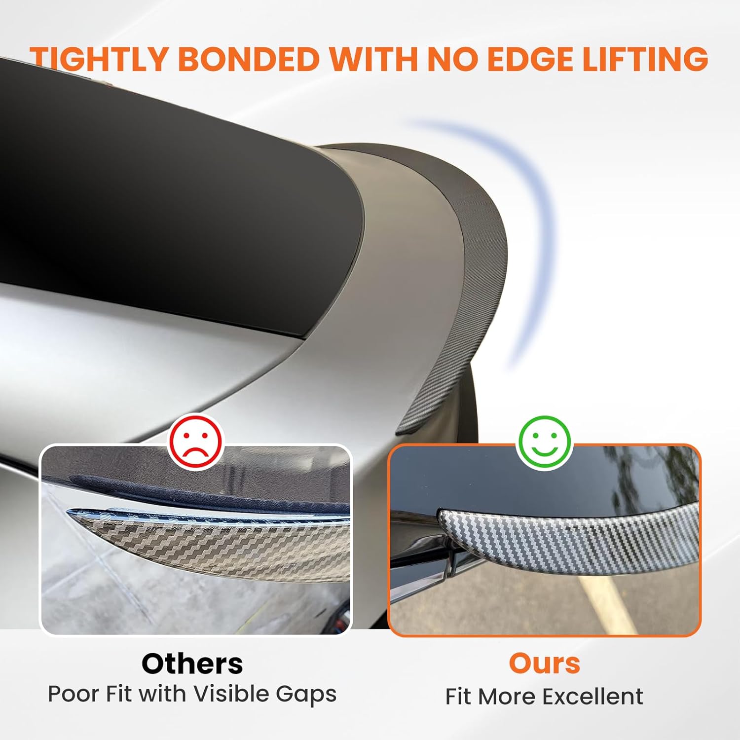 Rear Spoiler fit for 2025 2026 Tesla Model Y Juniper Wing ABS OEM Rear Trunk Lip Sporty Appearance Model Y Refresh Exterior Accessories （Matte Black）