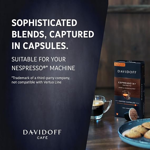 Davidoff Espresso 57 Ristretto 10'lu Kapsül Kahve, DER57