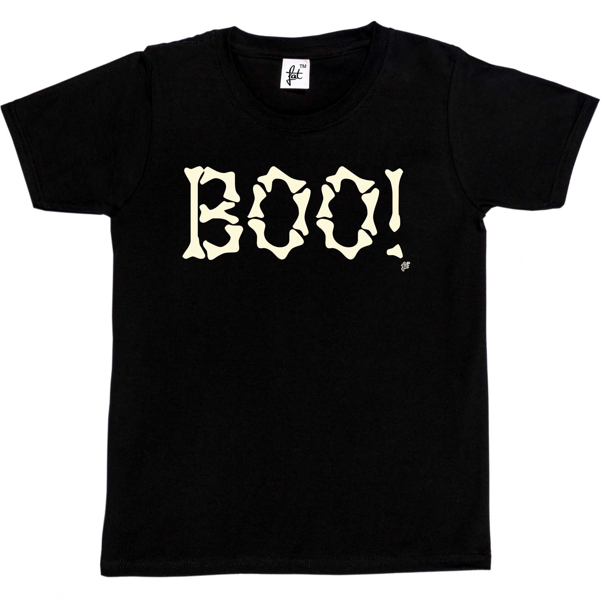 Fancy A Snuggle Boo! Scary Halloween Scare Made of Bones Kids Boys/Girls T-Shirt