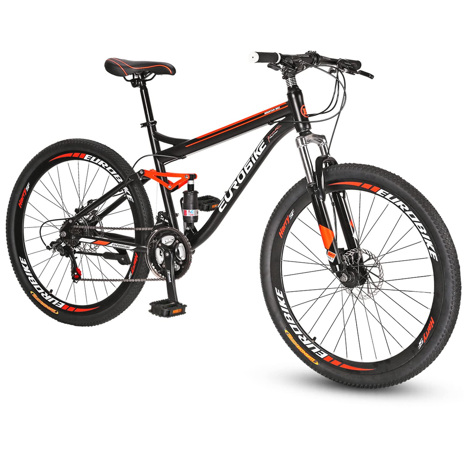 Eurobike Dual suspension Mountain Bike 27.5 Inches Wheel Mens Mountain