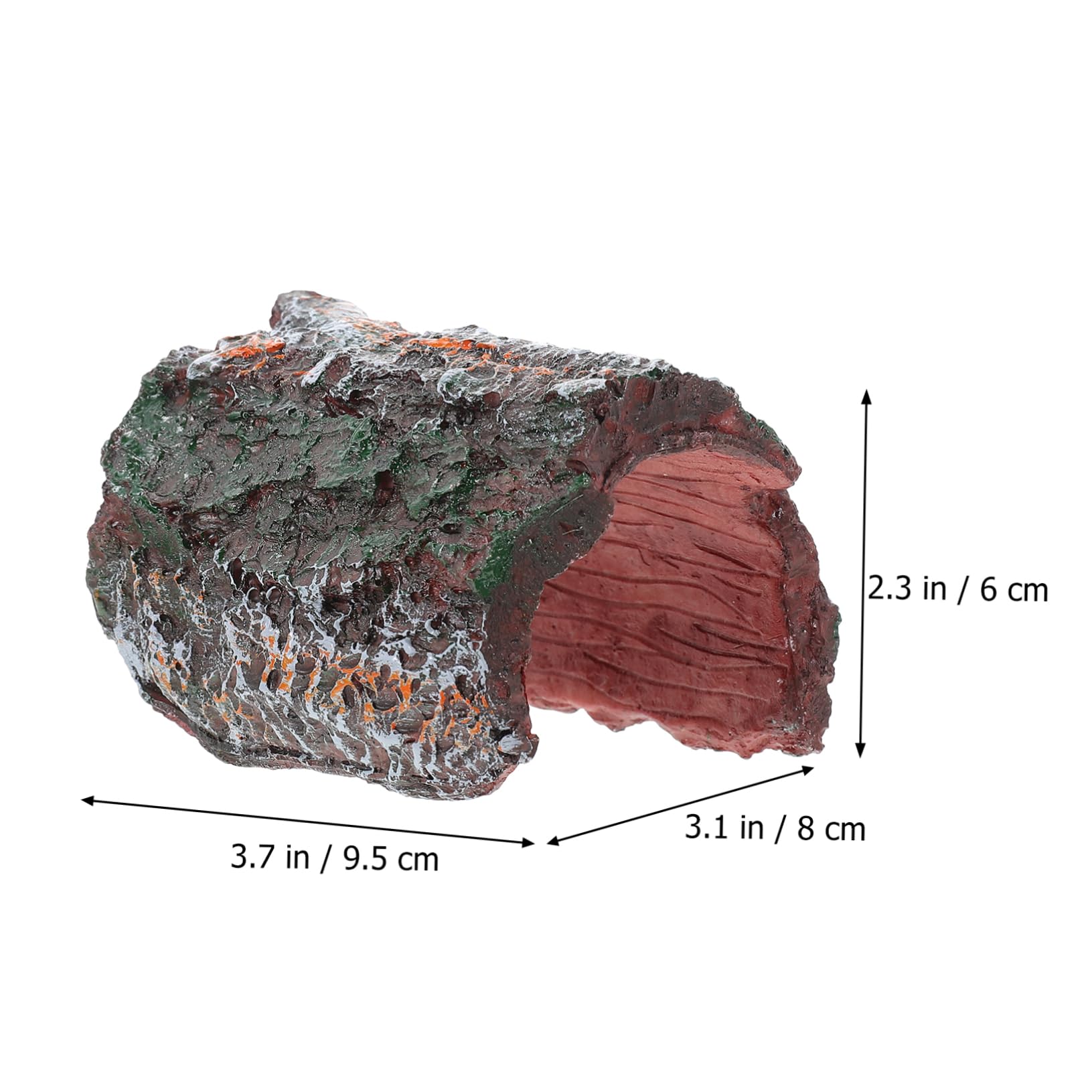 Abaodam Resin Turtle Climb Platform Natural Landscape Ornament for Reptiles Lightweight Lizard Climbing Hideout Decor for Tortoises and Pets