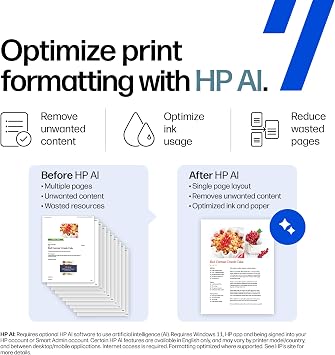HP DeskJet 2923 Wireless All-in-One Color Inkjet Printer, Scanner, Copier, 6 Month Trial of Instant Ink Included, AI-Capable (B18JWA)