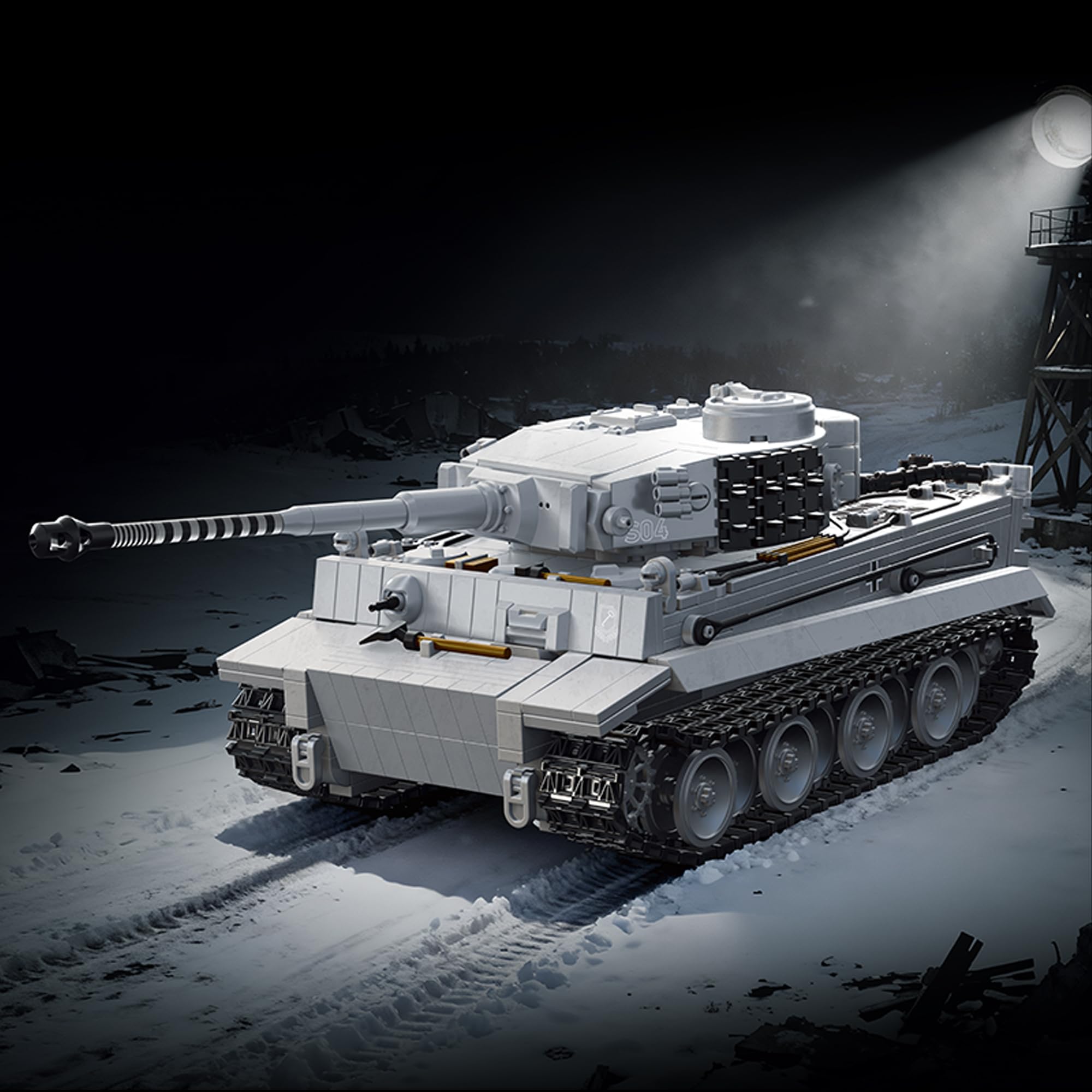 Amazon.com: BrixVibe WW2 Tiger Heavy Tank S04 Building Sets