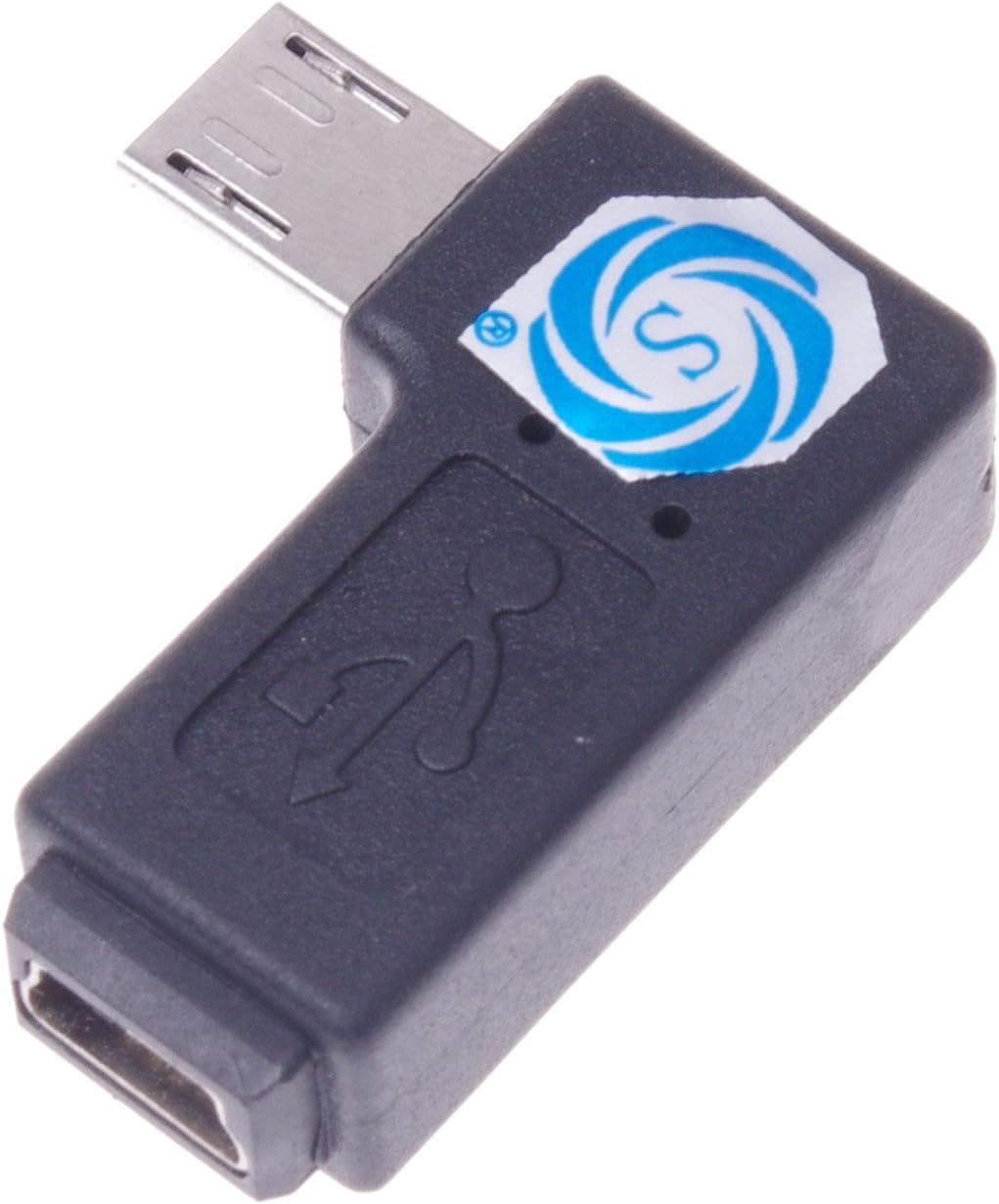 Amazon.com: SMAKN Mini USB to Micro USB adapter,90 degree left Mini ...