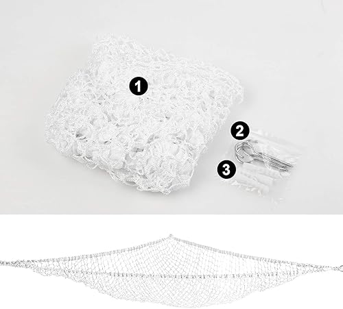 Miniatura 4 de KoHuiJoo Hamaca de juguete jumbo para animales de peluche y almacenamiento de juguetes, red de 70 pulgadas, eslinga de pared para niños, extra