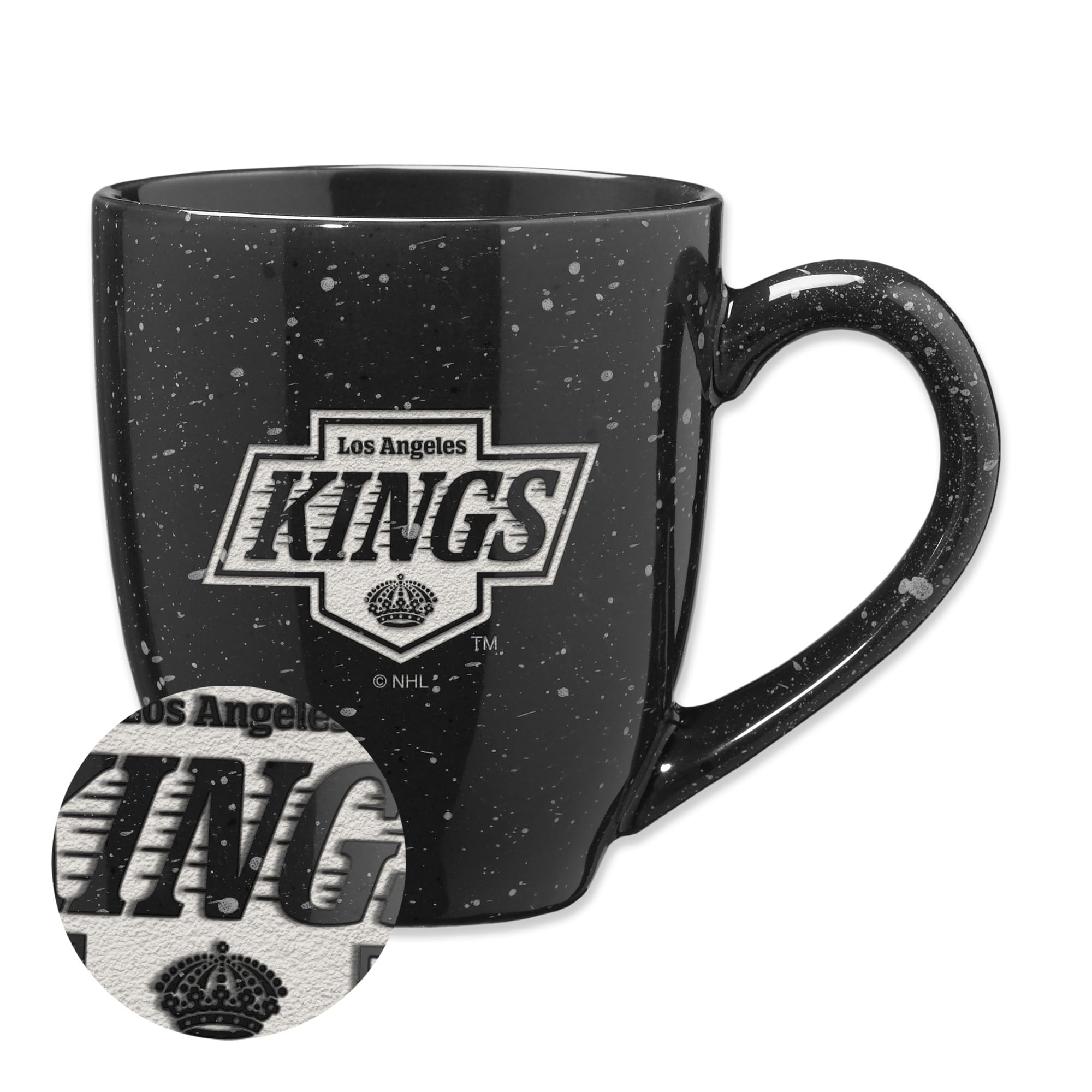 Tasse café Los Angeles Kings NHL en céramique gravée, le cadeau parfait pour fan de hockey