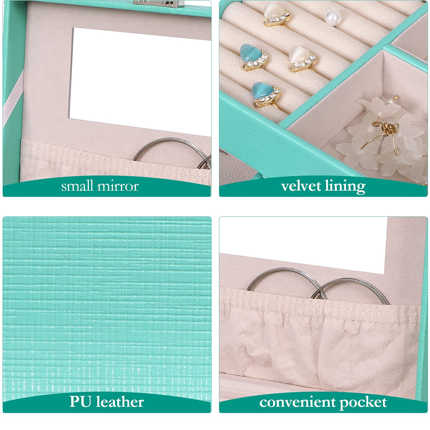 Amazon｜BEWISHOME ジュエリーボックス ジュエリーオーガナイザー