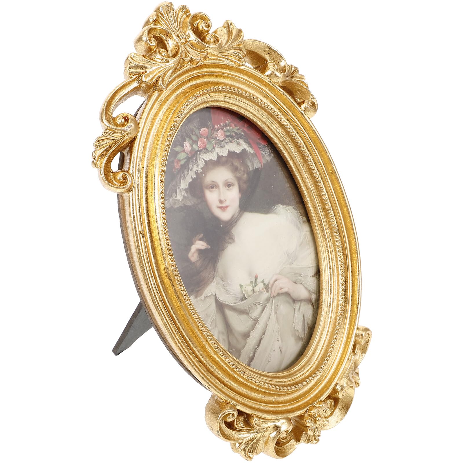 Cadre photo vintage 15x20 cm doré pour décoration salon et bureau