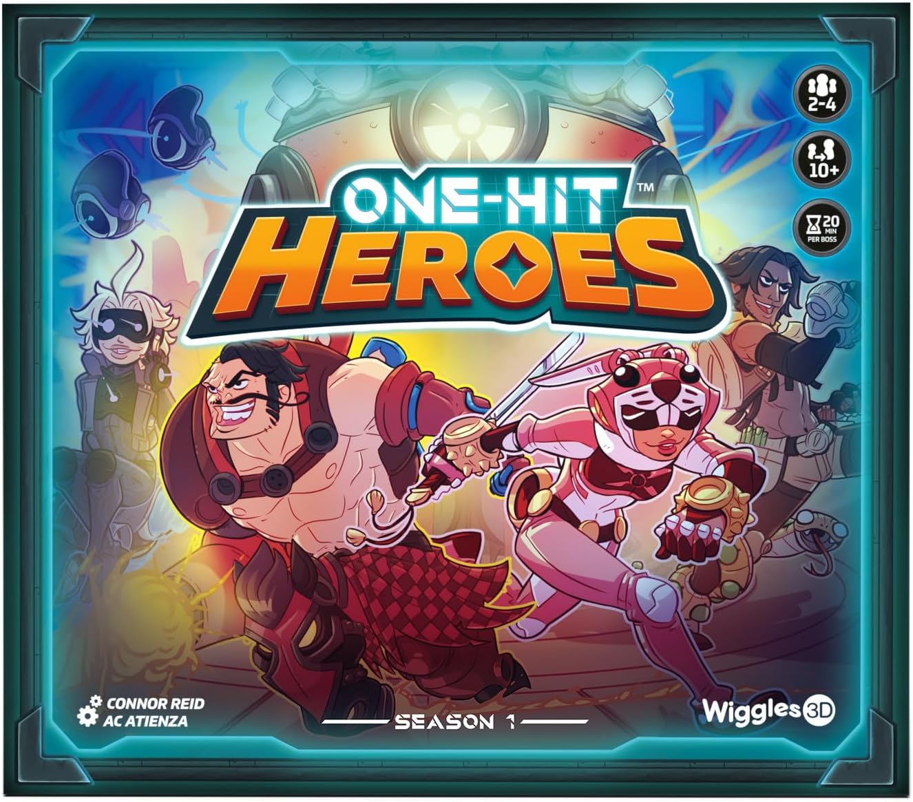 Wiggles 3D One-Hit Heroes Retail Edition | from The Makers of 5-Minute Dungeon | Cooperative Boss Battle Card Game | Deck-Building Superhero Co-op Adventure