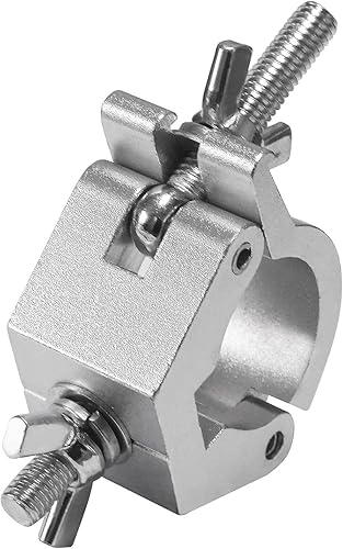 Miniatura 4 de 2 paquetes de abrazaderas para luces, equipos y accesorios de iluminación de escenario, abrazaderas O de iluminación, abrazadera de poste de luz