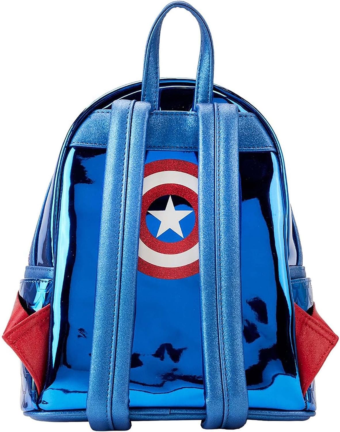 Loungefly: Marvel Shine Captain America Cosplay Mini Backpack - Confidential