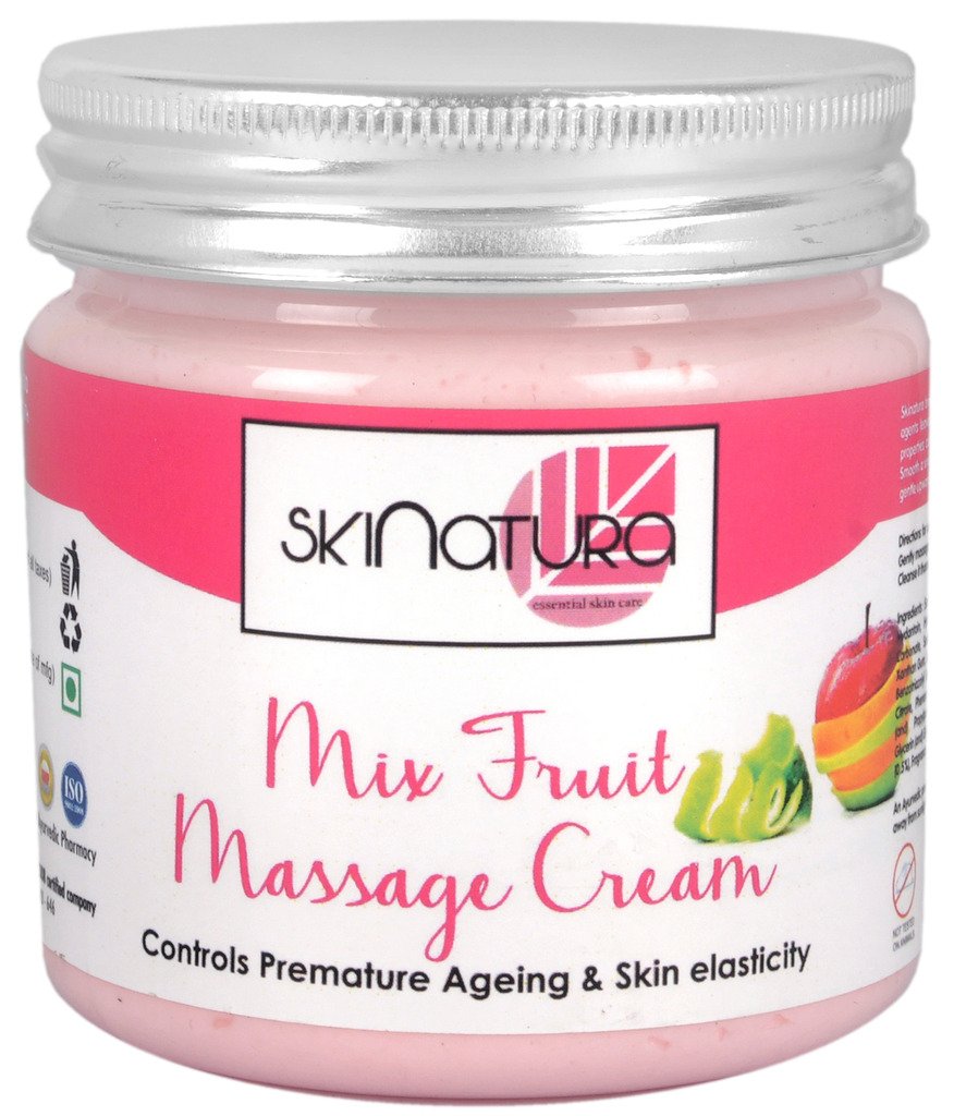 Skinatura Mix Fruit Massage Cream (200 ml) with fruit extracts and
