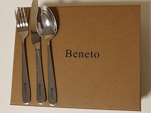 Miniatura 4 de Juego de cubiertos, acabado mate de acero inoxidable, cubiertos de cubiertos