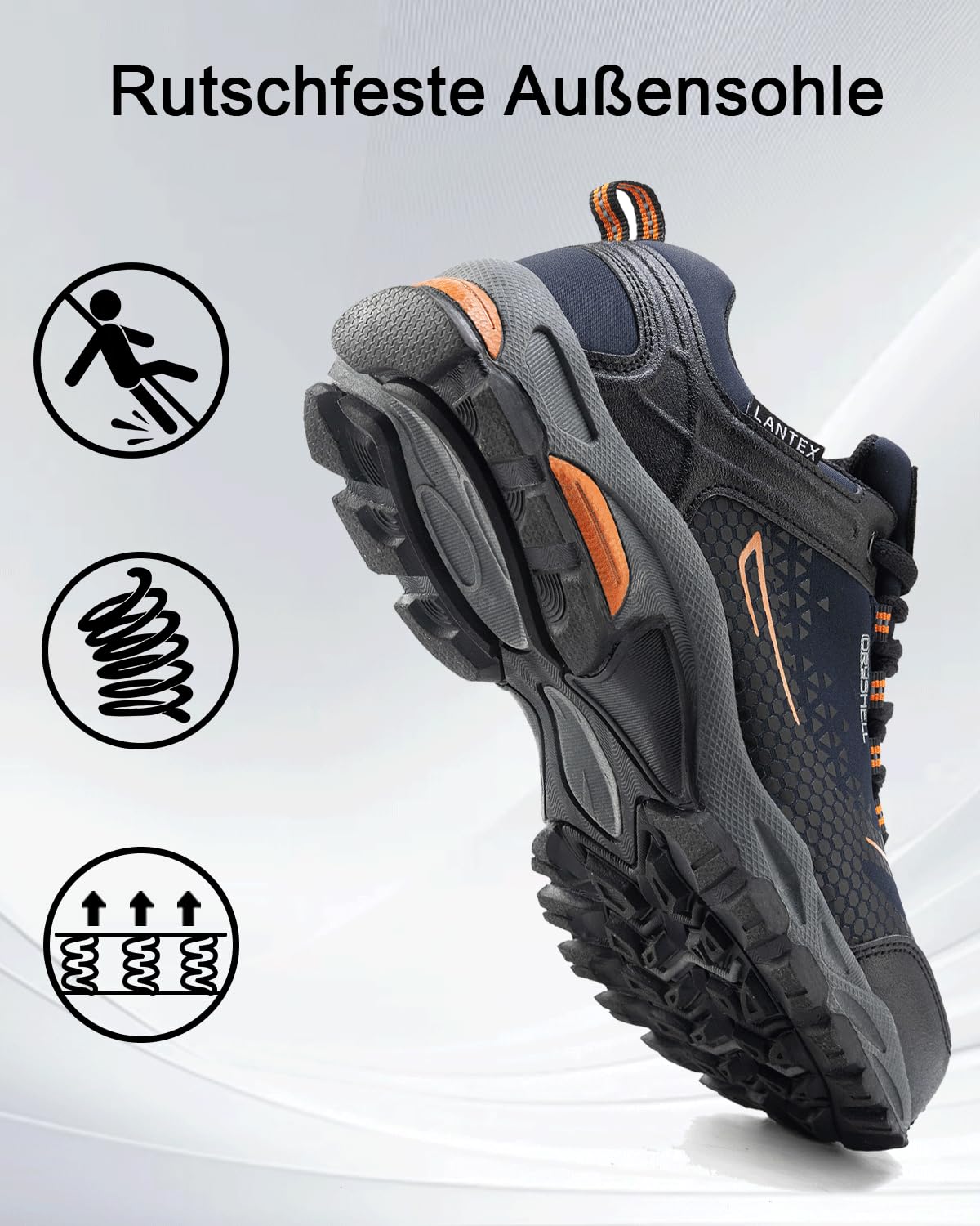 LANGDU Scarpe da Trekking Uomo Montagna Donna Sportive Escursionismo Traspiranti Passeggiate Sneaker Taglie 38-46