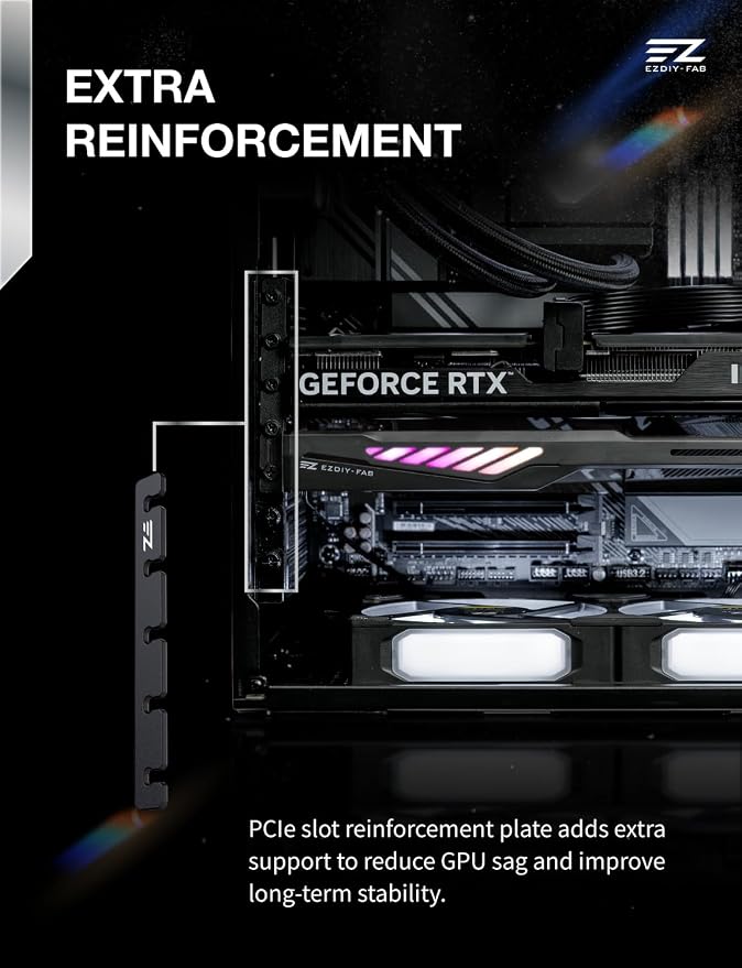 Soporte para GPU VH90 ARGB Ajustable EZDIY-FAB miniatura 5