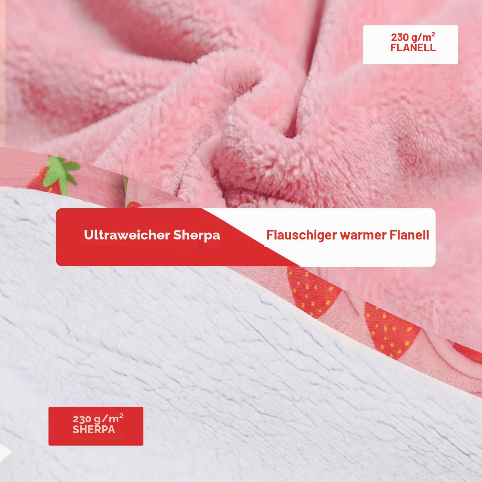 THREE POODLE Decken Hoodie, Oversize Hoodies Decken Pullover Kuschelpullover für Damen Herren Kinder, Warm und Weiches Futter, Übergroßer Hoodie Sherpa-Decke, Verschiedene Muster Verfügbar