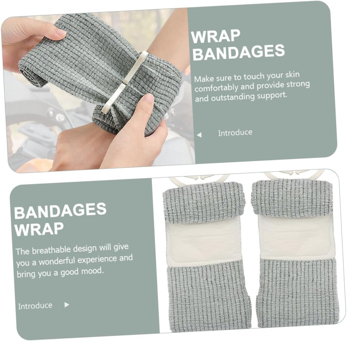 Elastic Cotton Tactical Bandage Wrap Breathable Sports Tape for Knee Ankle Wrist Support and Injury Fixing Lightweight and Skin-Friendly First Aid Wrap for Outdoor Training