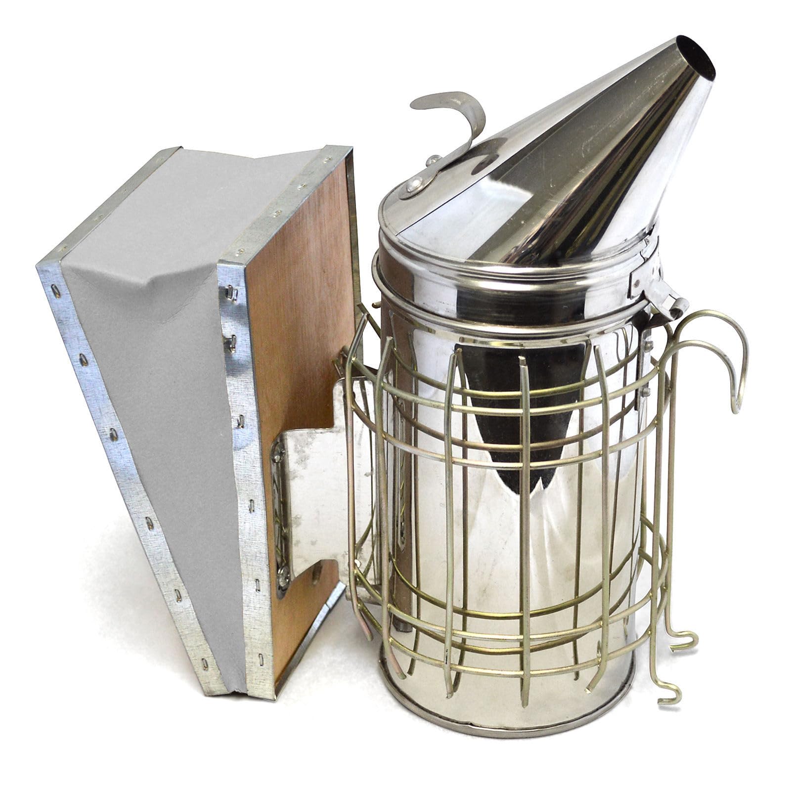 9 piezas de suministros de apicultura para herramientas de apicultura, kit de ahumador de colmenas de abejas, caja de cultivo, equipo de alimentación de agua para colmenas, suministros y equipos