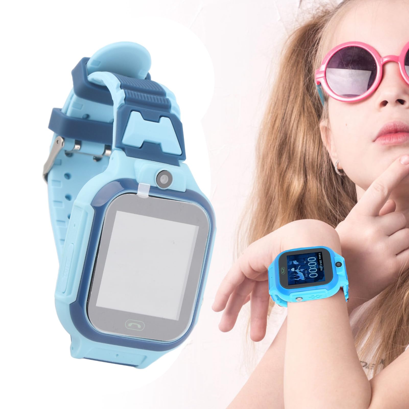 Annadue Smartwatch 4G per Ragazzi e Ragazze, Orologio Telefonico Impermeabile con Videochiamata Vocale Bidirezionale SOS Allarme Fotocamera HD, Smartwatch Touch Screen per Studenti