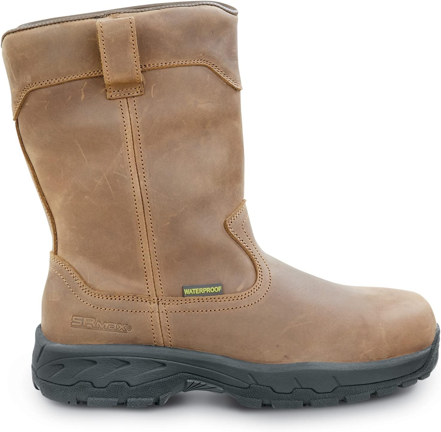 SR Max Beaumont, Men's, Dark Brown, Comp Toe, EH, Waterproof Wellington Work Boot - Image 3