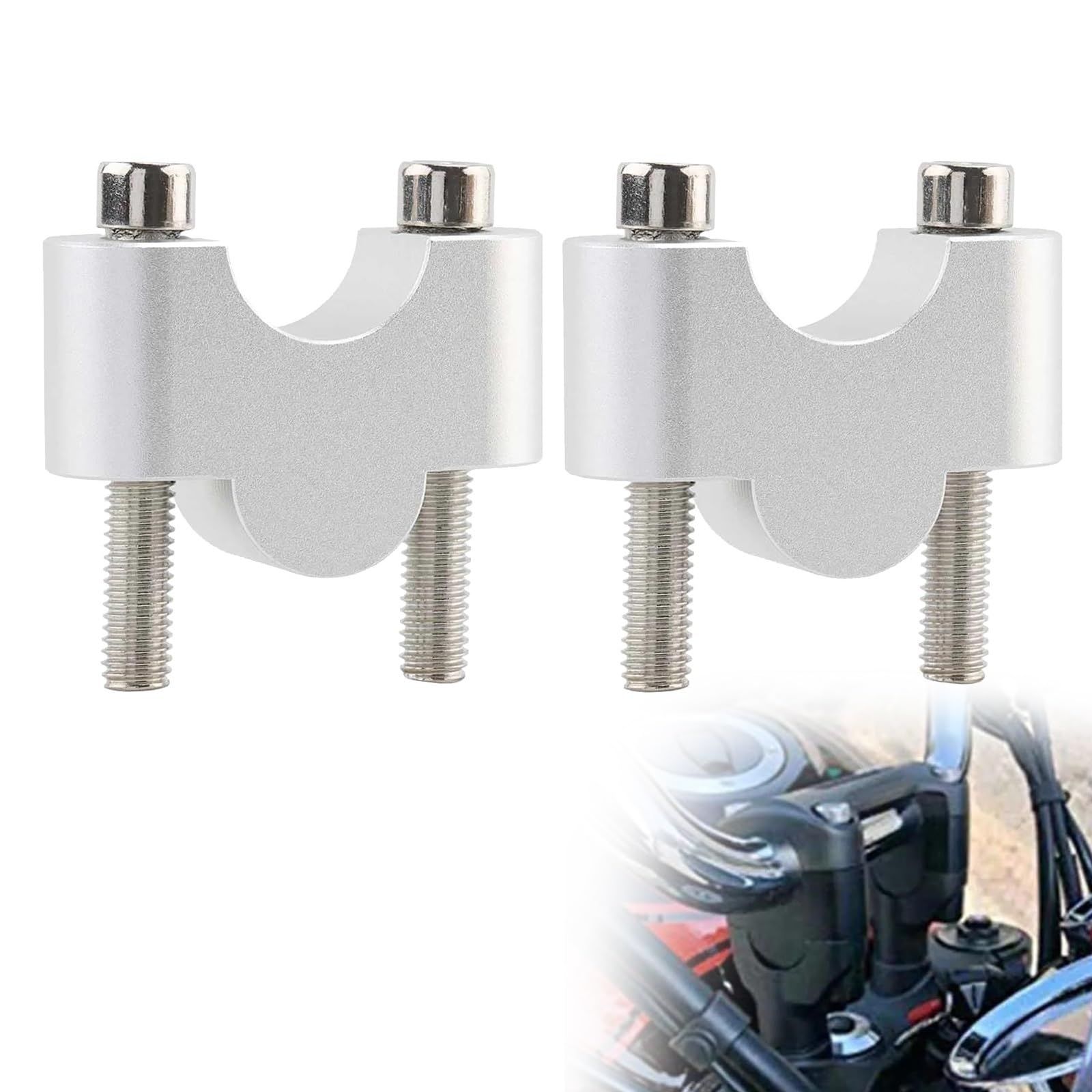 Guidon de moto pour réduire les vibrations et adapter le diamètre de votre Ducati